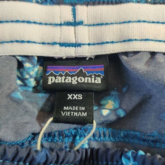 W's Patagonia 5" Baggie Short Little Flippers: Steller Blue XXS - Picture 6 of 7